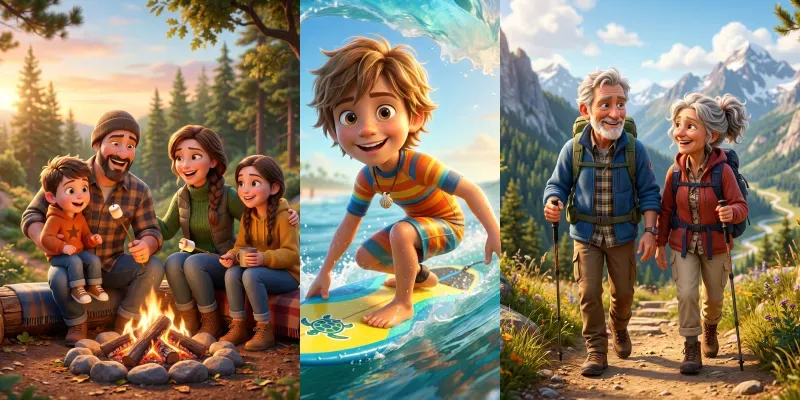 3D Pixar Cartoon Portrait Creators generated by undefined