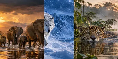 8K Wildlife Masteries generated by chatgpt-image