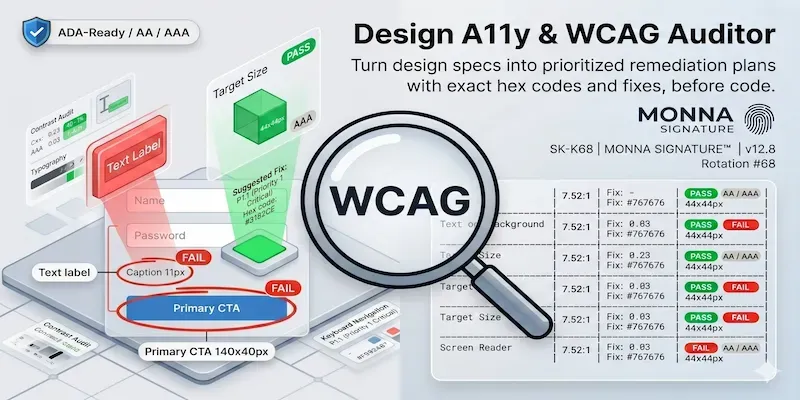 Design Accessibility Wcag Auditor generated by undefined