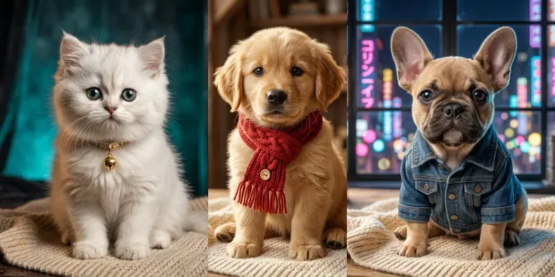 Cinematic Pet Portraits generated by undefined