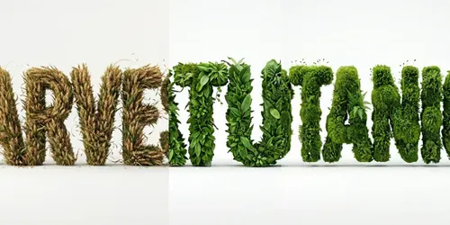 Nature Inspired Text Art Generator generated by gemini-image