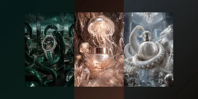Hypersurreal Luxury Product Alchemy generated by undefined