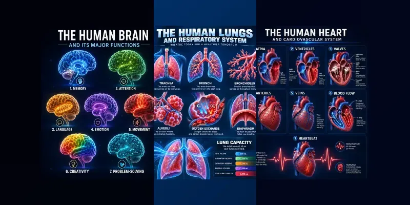 3D Anatomy Infographics generated by undefined