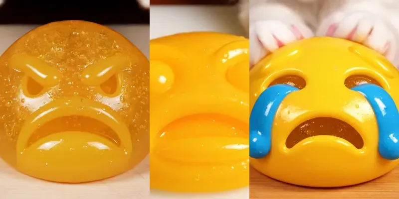 Cat Paws Pressing Emoji Slimes generated by undefined