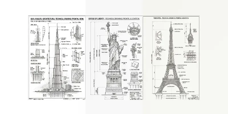 Architectural Drawing Blueprints generated by undefined