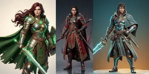 Stylized 3D RPG Character Generator generated by gemini-image