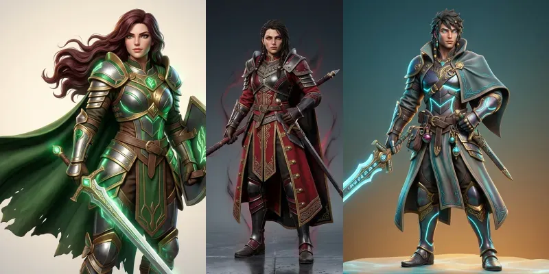 Stylized 3D RPG Character Generator generated by undefined