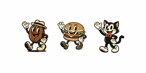 Retro 1950s Rubber Hose Mascot Creators generated by chatgpt-image