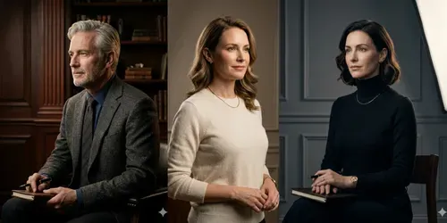 Old Money Studio Portrait Branding generated by gemini-image