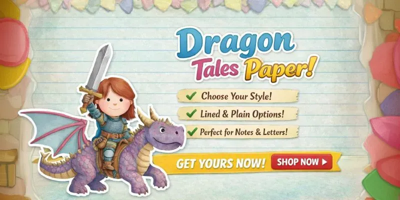 Fairytale Dragon Plain Papers generated by undefined