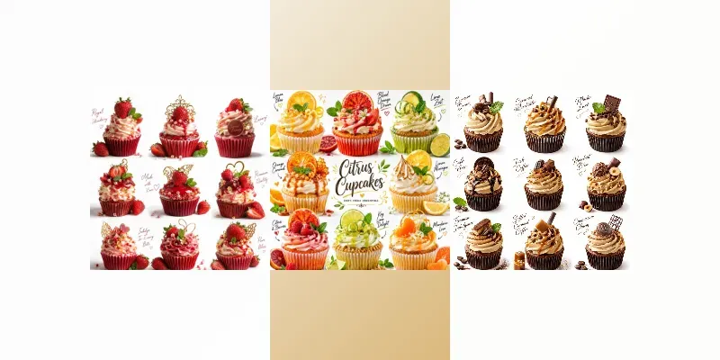Luxury Cupcake Showcases generated by undefined