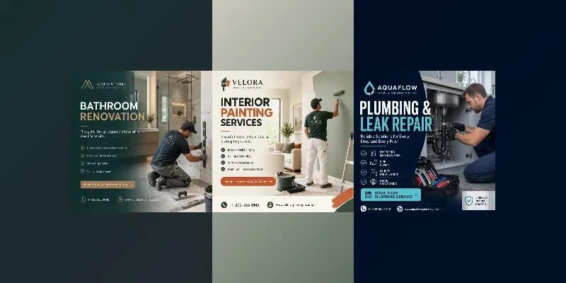 Professional Home Services Ad Creator