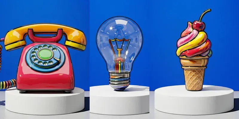 Pop Art Ceramic Sculptures generated by undefined