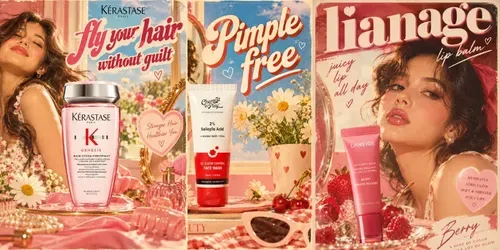 Retro Beauty Ad Generator generated by chatgpt-image