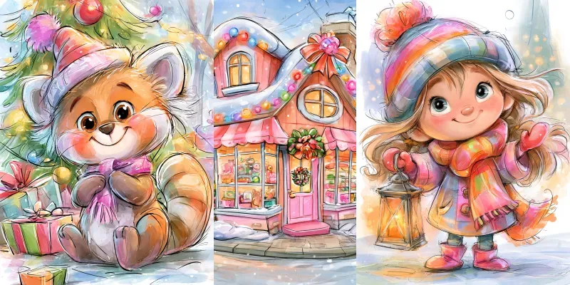 Jolly Christmas Kids Junk Journals