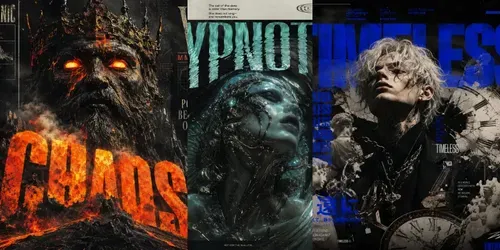 Neo Mythic Editorial Poster Packs generated by chatgpt-image
