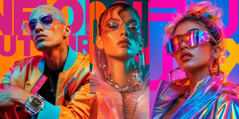 Vibrant Pop Art Portrait Masters generated by undefined