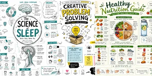 Visual Thinking Sketchnote Infographics generated by chatgpt-image