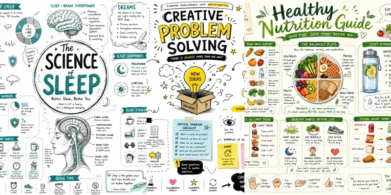 Visual Thinking Sketchnote Infographics generated by undefined