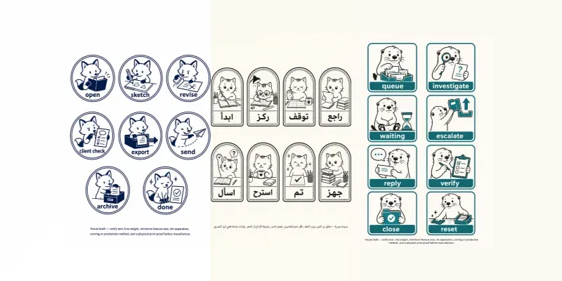 Workday Animal Microreward Stamp Sheets generated by undefined