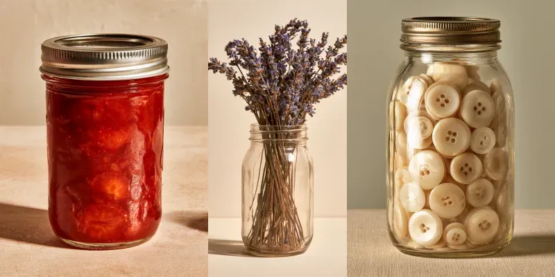 Farmhouse Mason Jar Product Photography