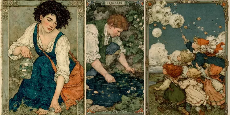 Vintage Folklore Art Nouveau Stories generated by undefined