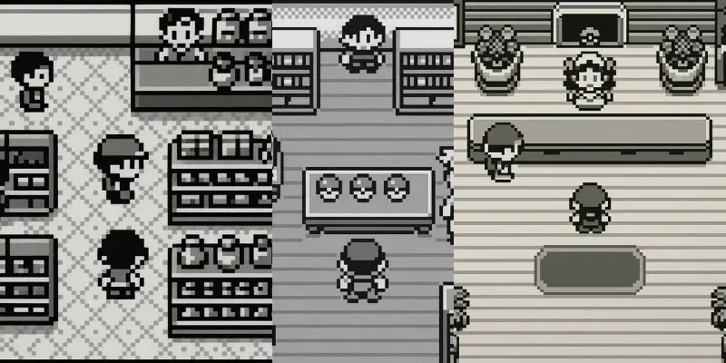 Topdown Pixel Art Gameboy Pokemon generated by undefined
