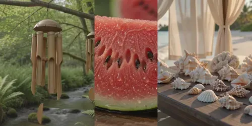 Summer ASMR Serenity Visuals generated by veo