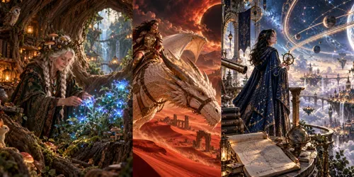 Fantasy Dreamscapes Magical Portraits generated by chatgpt-image