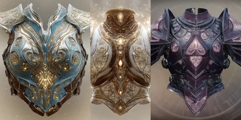 Arcane Knight Upper Armor Concept generated by undefined