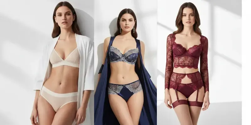 Luxury Lingerie Editorial Photography generated by undefined
