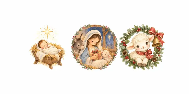 Christmas Nursery Cliparts