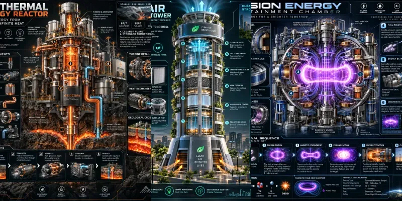 Futuristic Technical System Infographics