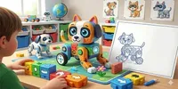 K5 Robot Pet Logic Builder gemini prompt mini thumbnail