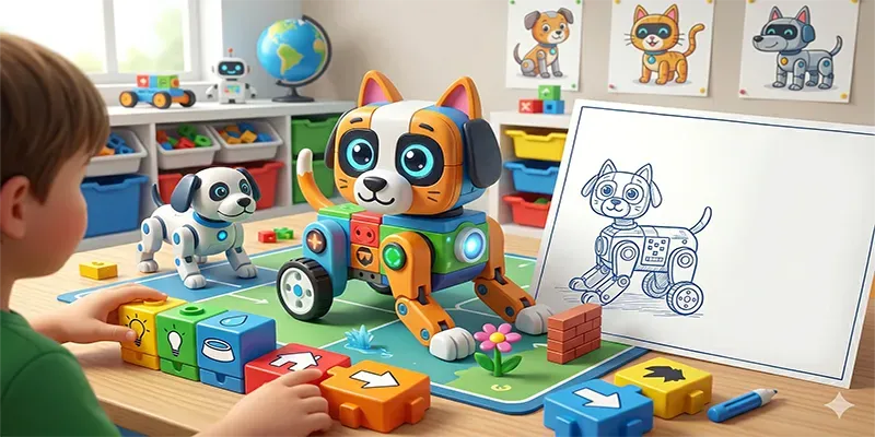 K5 Robot Pet Logic Builder generated by undefined