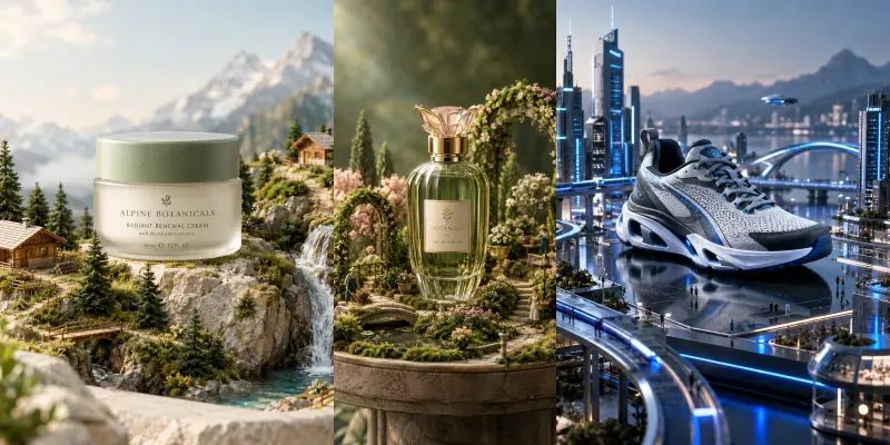 Miniature Worlds Product Ads