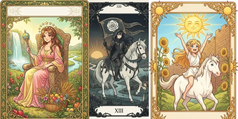 Anime Tarot Card Art Studios generated by undefined