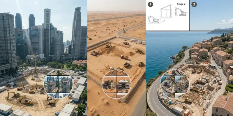 Construction Drone Timelapse