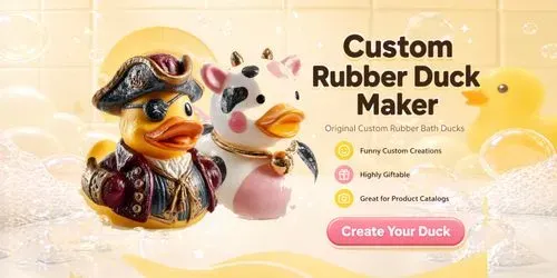 Custom Rubber Duck Makers generated by midjourney