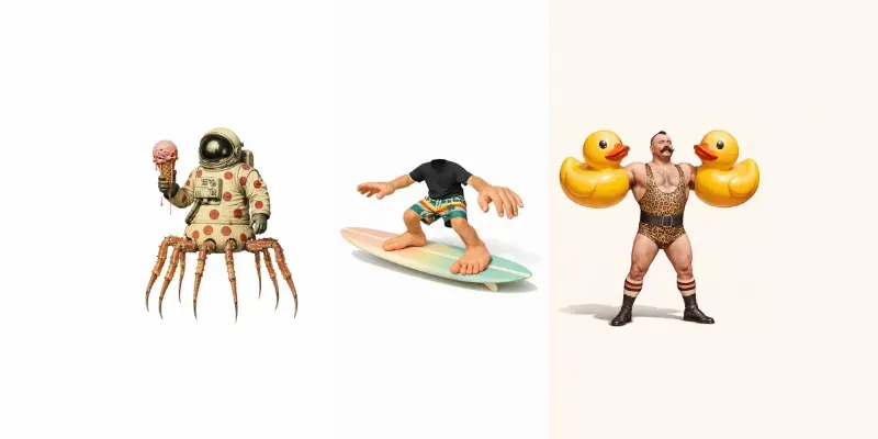 Creative Humorous Portrait Illustrations generated by undefined
