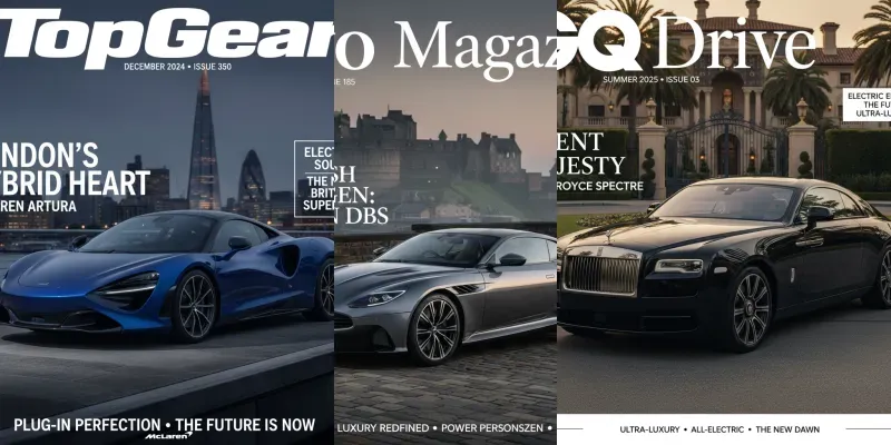 Ultra Luxe Magazine Car Cover Pros generated by undefined