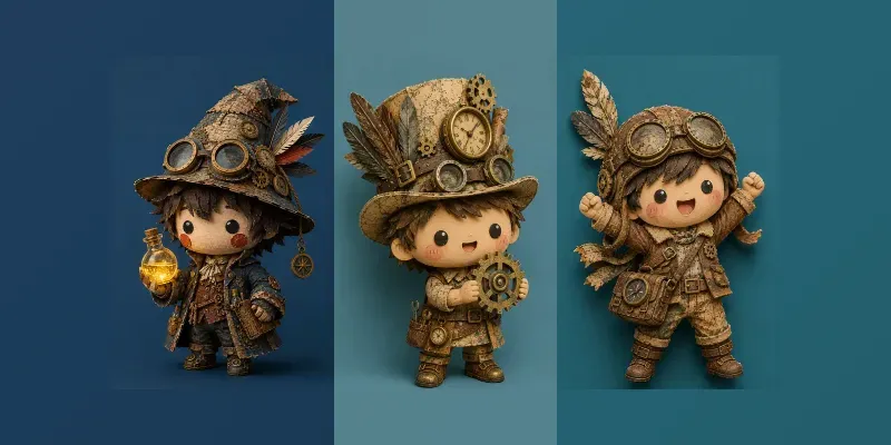 Tactile Assemblage Chibi Masterpieces generated by undefined