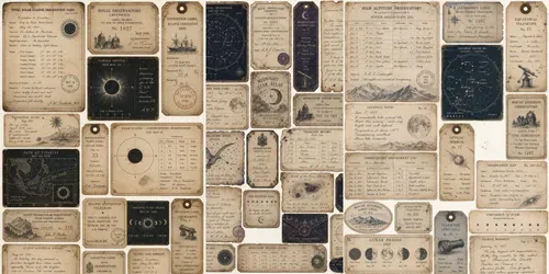 Vintage Observatory Ephemera Generator generated by chatgpt-image