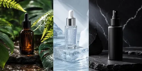 Premium Cosmetic Bottle Studio Mockups generated by chatgpt-image
