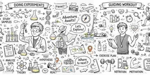 Visual Learning Infographic Sets generated by chatgpt-image