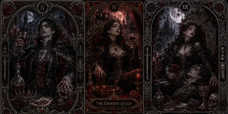 Dark Royal Vampire Arcana Studios generated by undefined