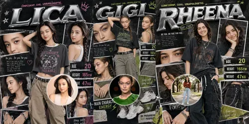 Y2k Fashion Character Posters generated by chatgpt-image
