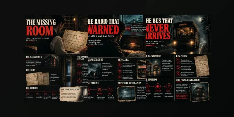 Horror Case Files Infographics