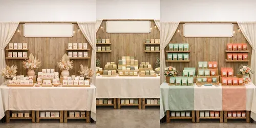 Craft Fair Booth Mockups generated by chatgpt-image