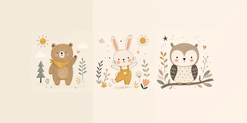 Cute Minimalist Line Art generated by undefined